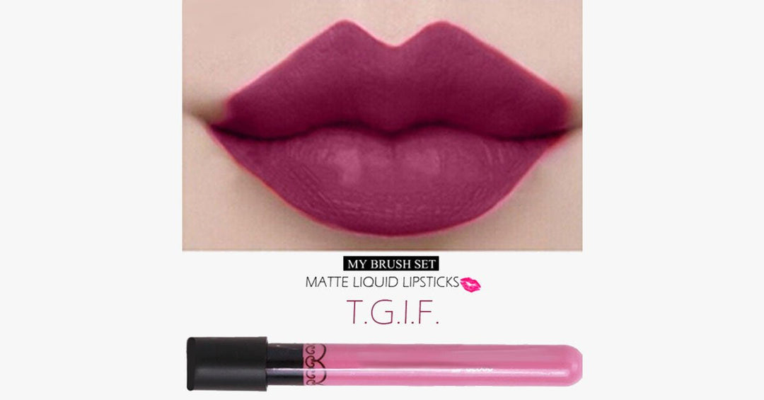 Lisslune | T.G.I.F Matte Liquid Lipstick