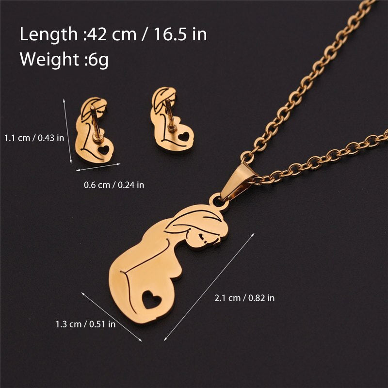 Lisslune | Jewelry set for the mother