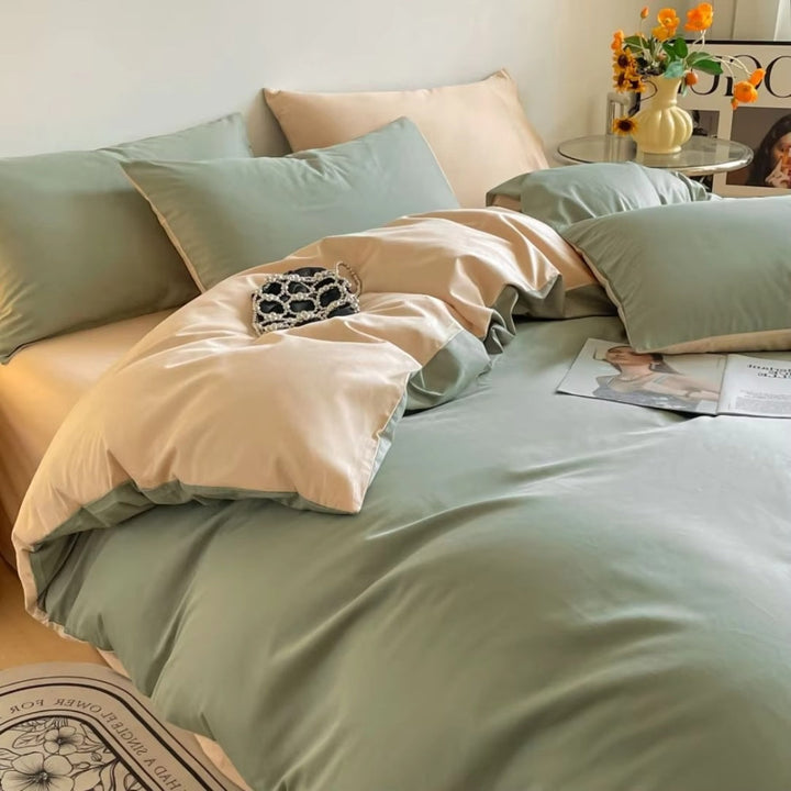 Lisslune | Lustova Cotton Duvet Cover | 3pcs Set