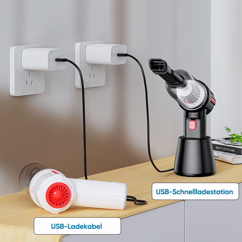 Lisslune | Cordless Rechargeable Multifunctional Handheld Vacuum Cleaner for Cars and Households