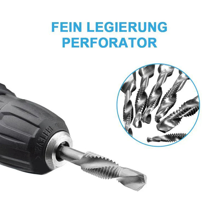 Lisslune | 6 piece combination tap bit set hexagon shank