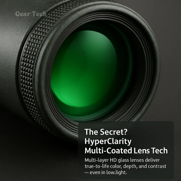 Lisslune | Compact 600x Ultra-Zoom Monocular | HD Lens, Lightweight & Perfect for Hiking, Birdwatching, and Sports Events
