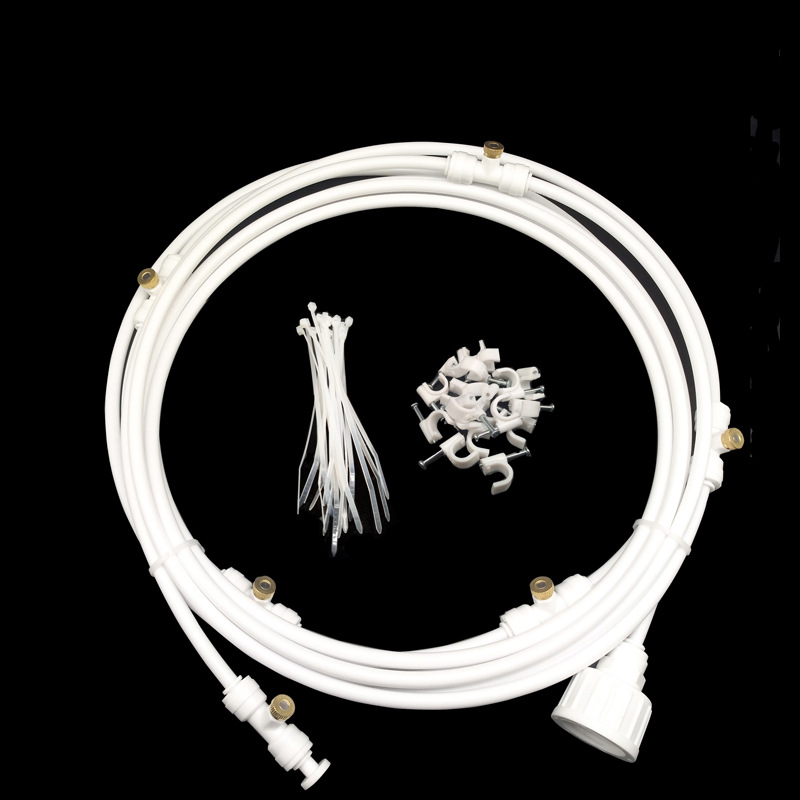 Lisslune | Spray irrigation system – Water hose with spray nozzles for refreshing cooling in the garden
