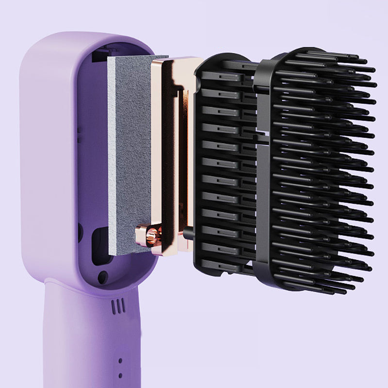 Lisslune | Portable negative ion hair straightener comb