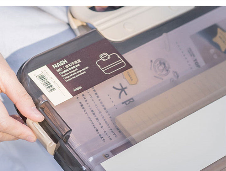 Lisslune | Large Capacity Waterproof Transparent File Box