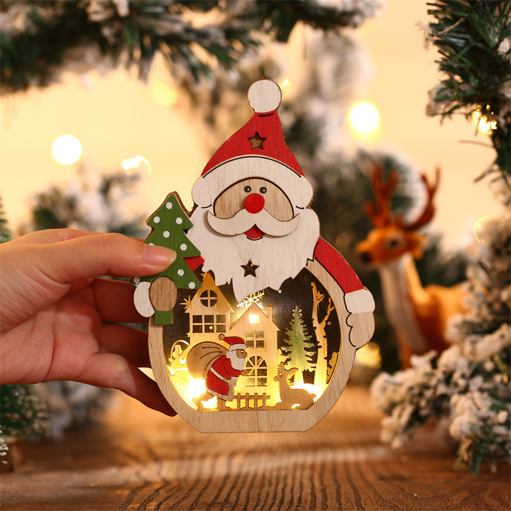Lisslune | LED Christmas lighting made of wood