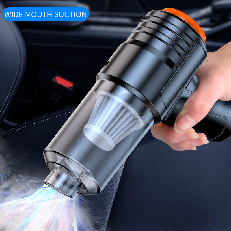 Lisslune | Portable wireless handheld vacuum cleaner, cyclone suction cordless vacuum cleaner, rechargeable vacuum cleaner with strong suction power suitable for cars/offices/homes
