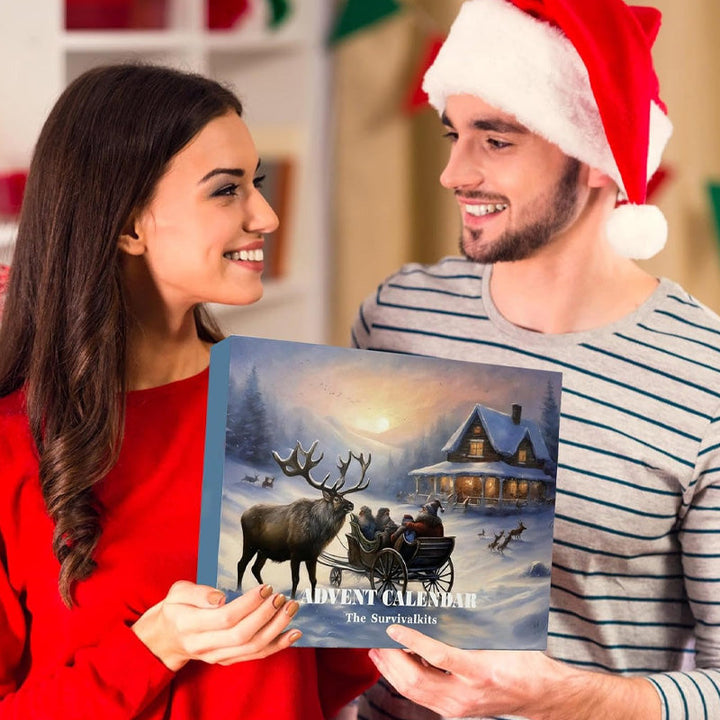 Lisslune | Survival Tools Advent Calendar for Adults Teens 24 Days Christmas Countdown