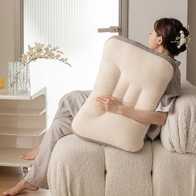 Lisslune | Knitted Cotton Neck-support Sleeping Pillow