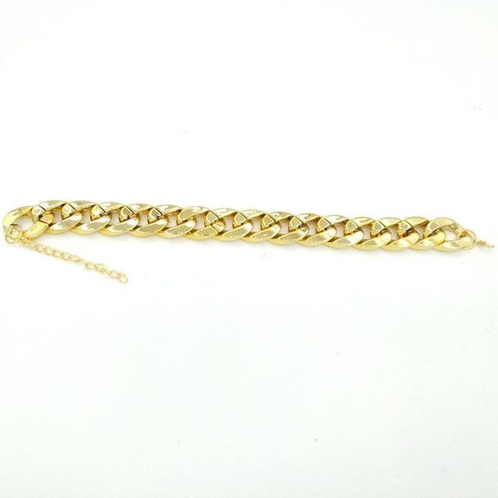 Lisslune | Thick golden chain pet safety collar