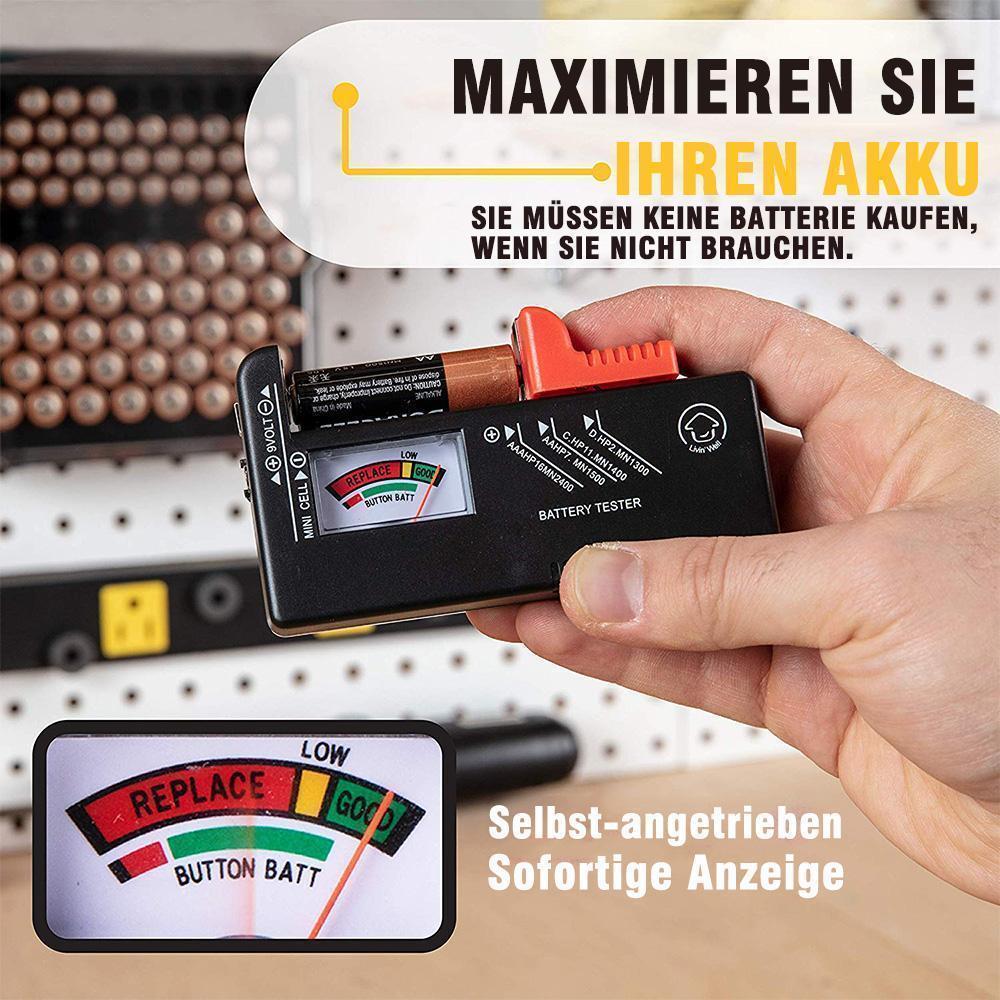 Lisslune | Battery storage box with universal battery tester