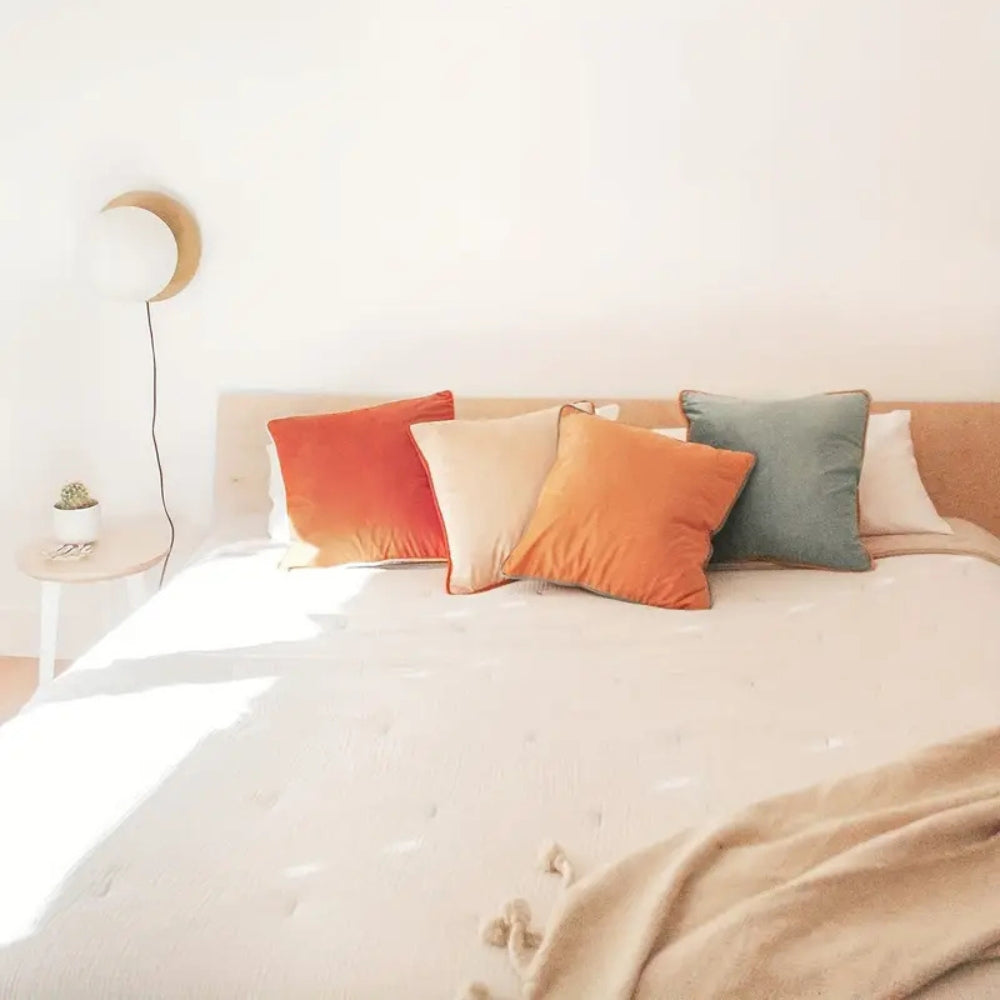 Lisslune | Ember Soft Two-Tone Cushion Covers