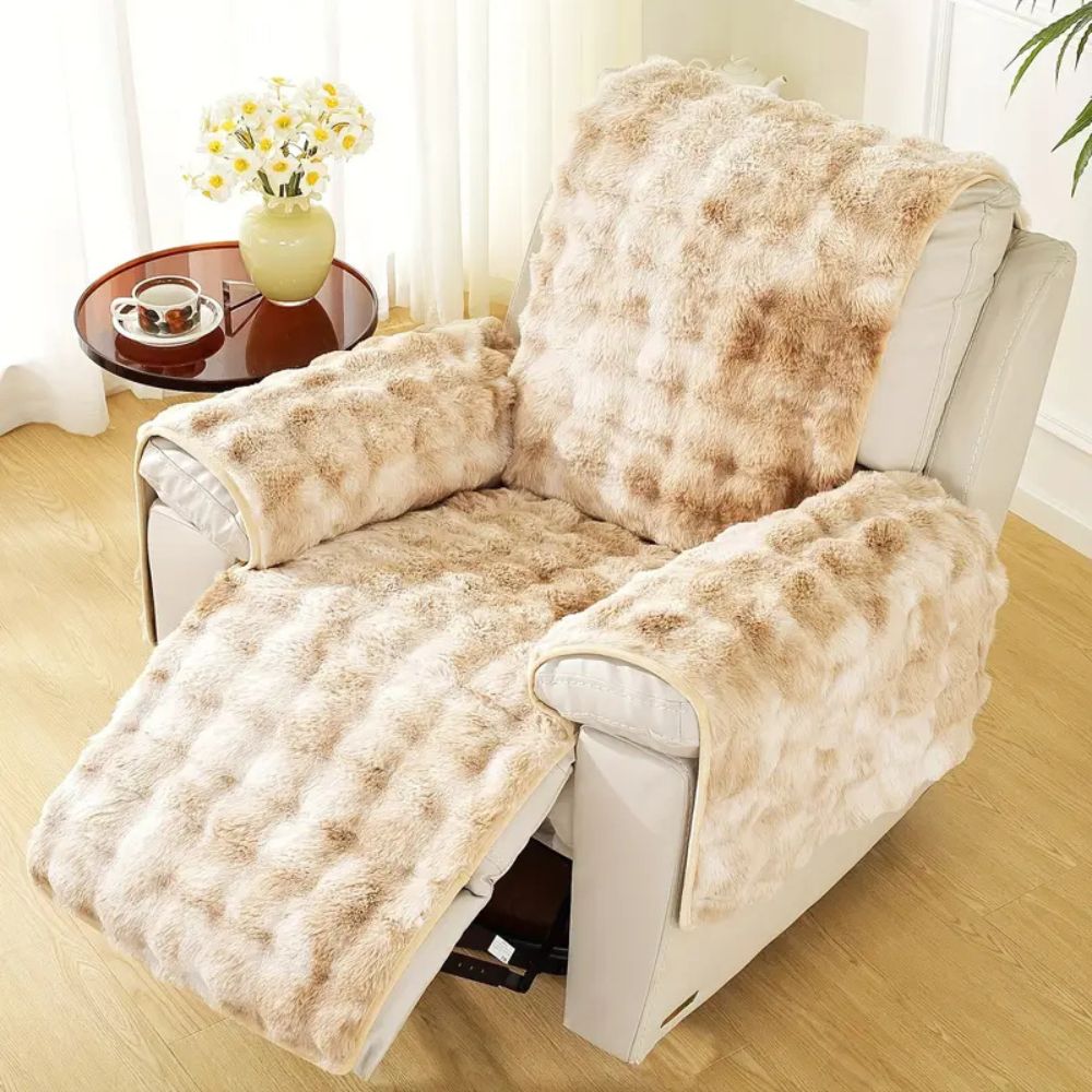 Lisslune | Velvet Plush Recliner Sofa Cover