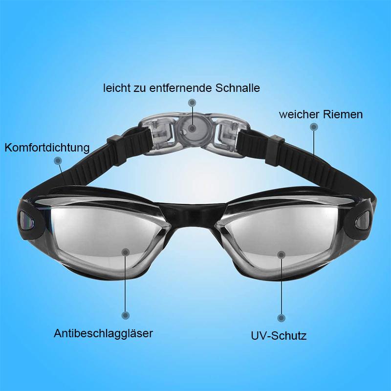 Lisslune | No leak anti-fog UV protection triathlon swim goggles