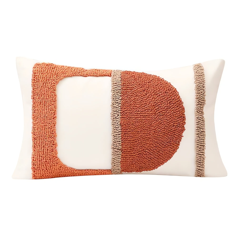 Lisslune | Eden Geometric Embroidery Cushion Cover