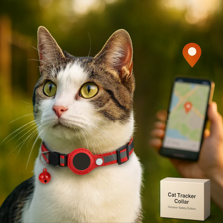 Lisslune | Cat GPS Tracker Collar | Quick Release Closure, Reflective Design & Durable for Outdoor Safety Adventures