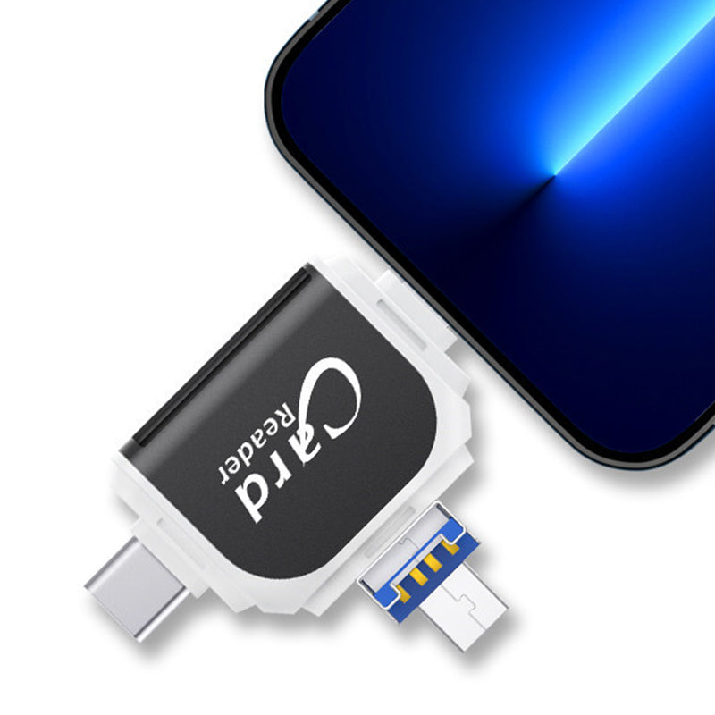 Lisslune | Multi-Port 4 in1 Universal SD TF Card Reader