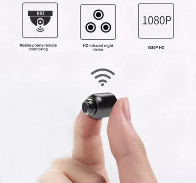 Lisslune | Small WiFi Security Spy Camera UK Night Vision Surveillance Nanny Cam