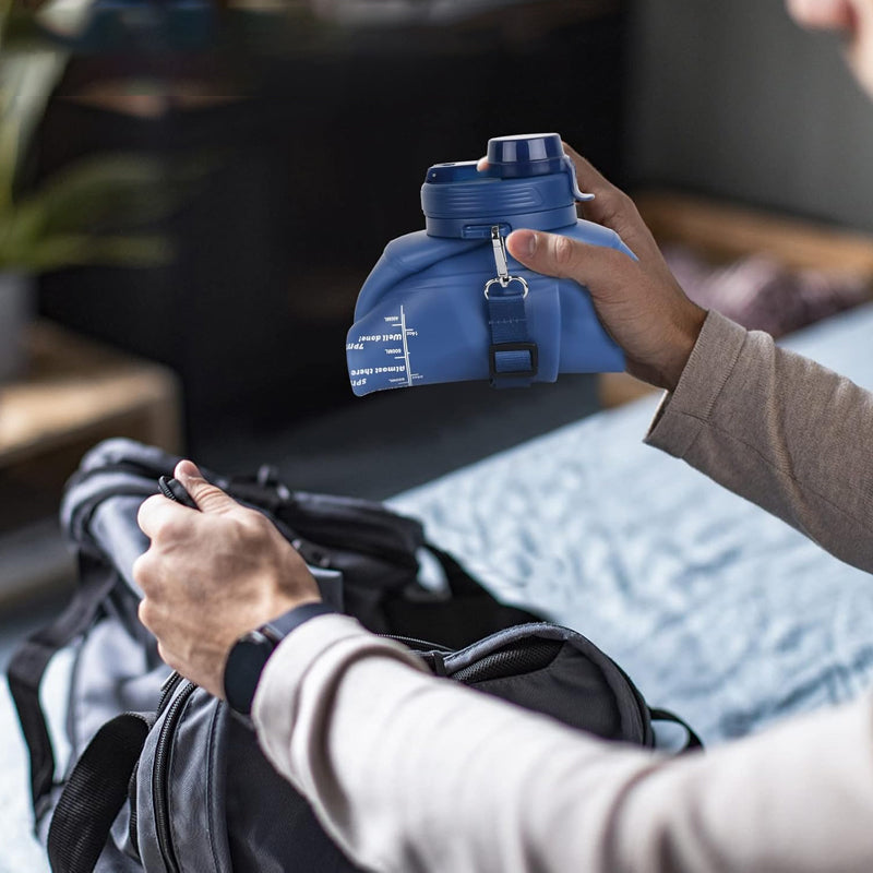 Lisslune | HydroFold - Portable collapsible sports water bottle