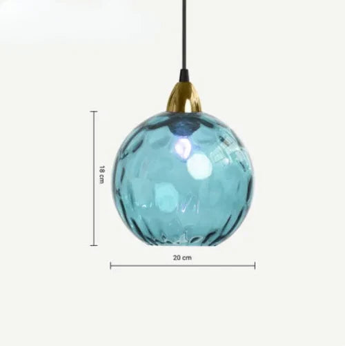 Lisslune | Spherical Glass Pendant Light