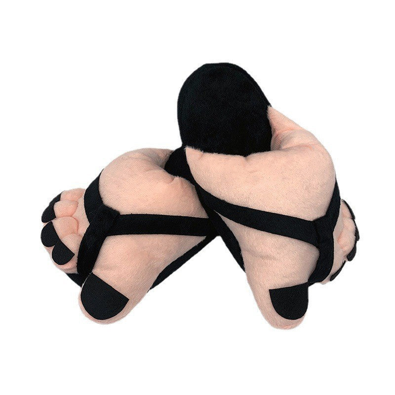 Lisslune | Funny Foot Plush Novelty Slippers