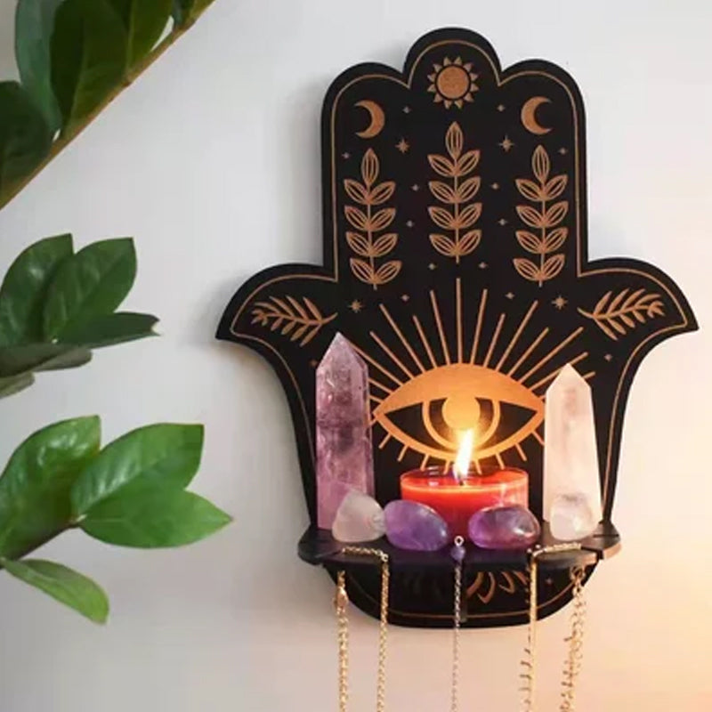 Lisslune | Creative Candle Holder Decoration Made of Wood