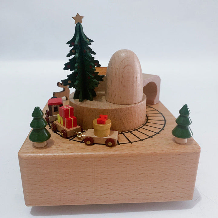 Lisslune | Christmas music box made of wood