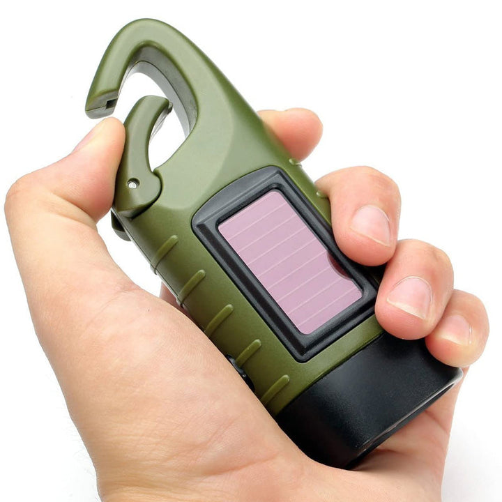 Lisslune | Handcrank Solar-powered Flashlight