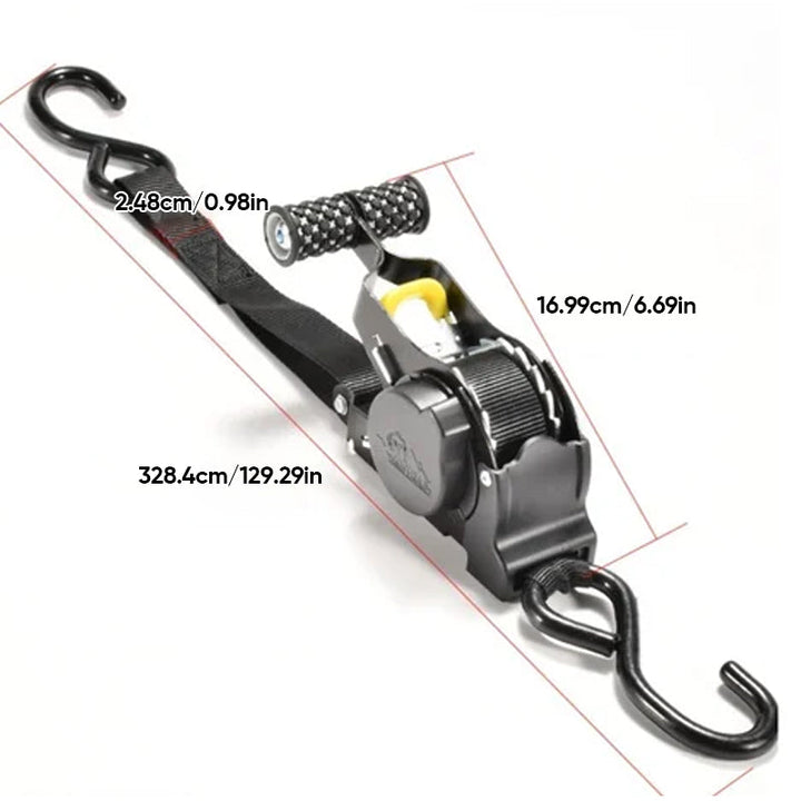 Lisslune | Automatically retractable ratchet strap