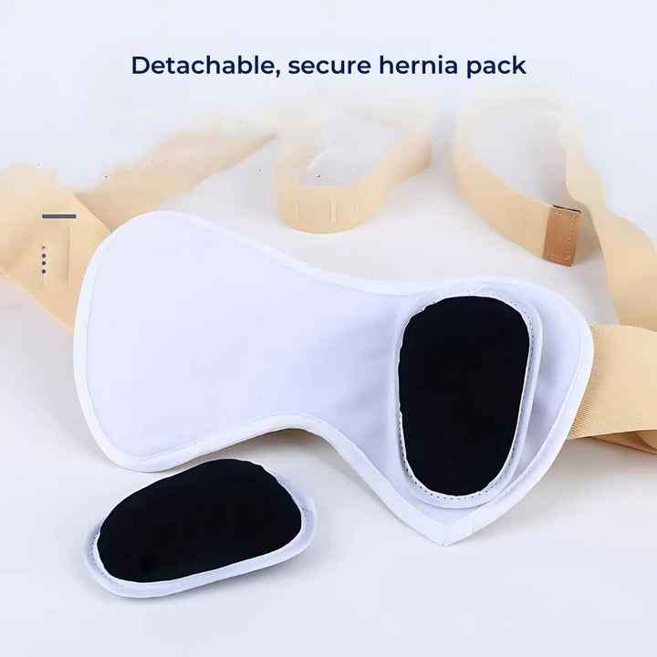 Lisslune | Adjustable Inguinal Hernia Support Belt for Men | Comfortable Breathable Hernia Brace to Improve Mobility