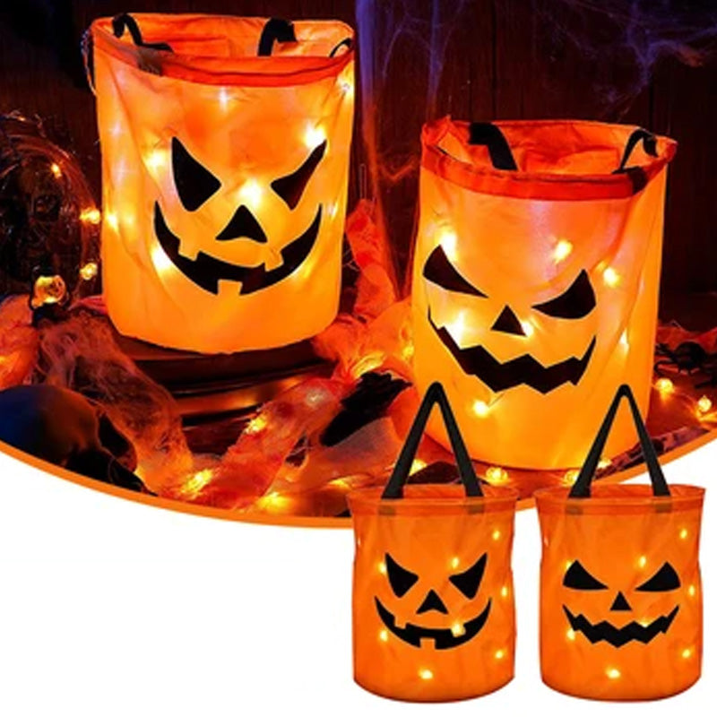 Lisslune | Personalized glowing pumpkin bag