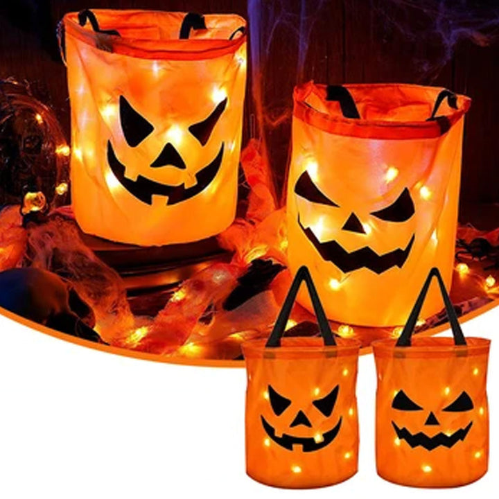 Lisslune | Personalized glowing pumpkin bag