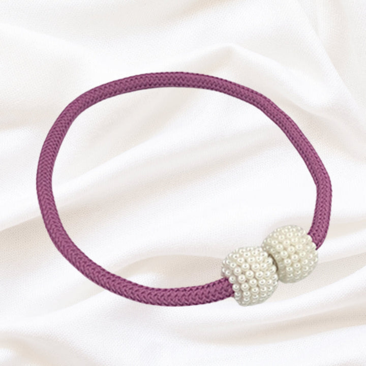 Lisslune | Magnetic Pearl Curtain Tie Back | 2pcs Set