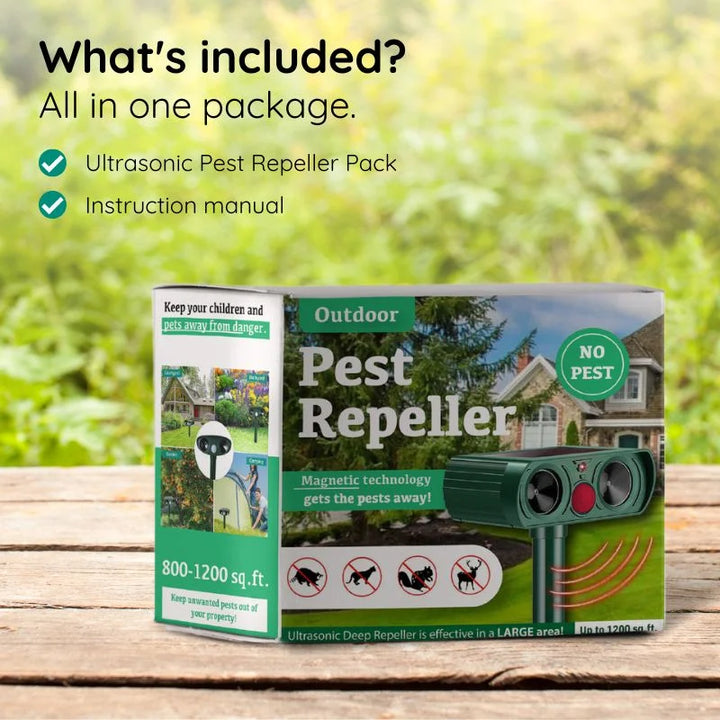 Lisslune | Ultrasonic Armadillo Repellent