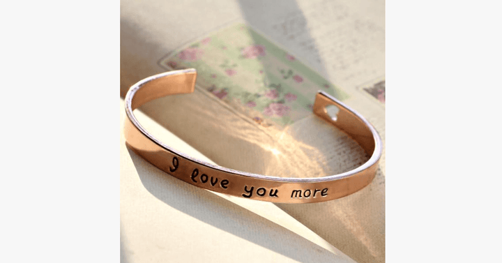 Lisslune | I love you more bracelets for every occasion