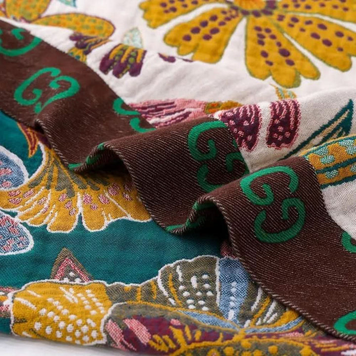Lisslune | ILOW - Smooth Floral blanket