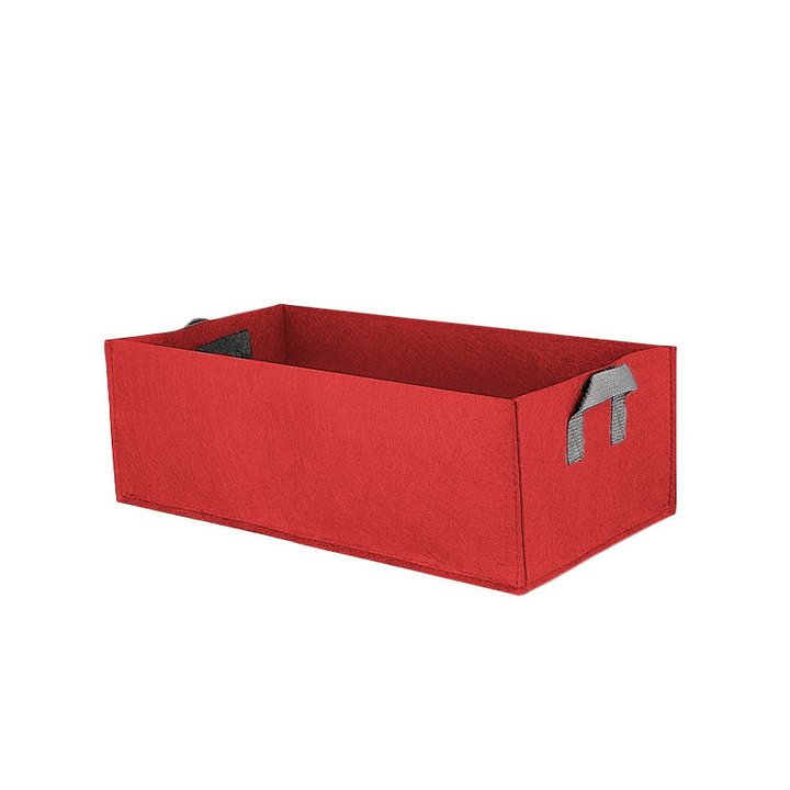 Lisslune | Foldable storage box made of felt for plants with handles