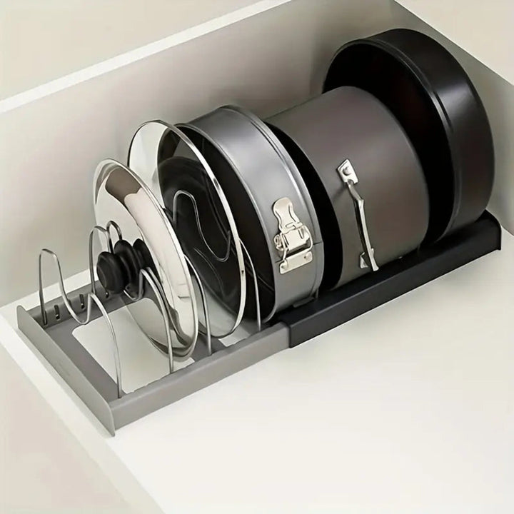 Lisslune | Expandable Pot and Pans Organizer Rack