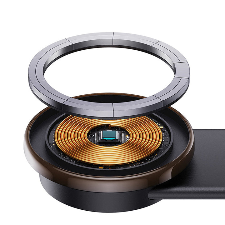 Lisslune | Car-mounted Magnetic Foldable Wireless Phone Holder