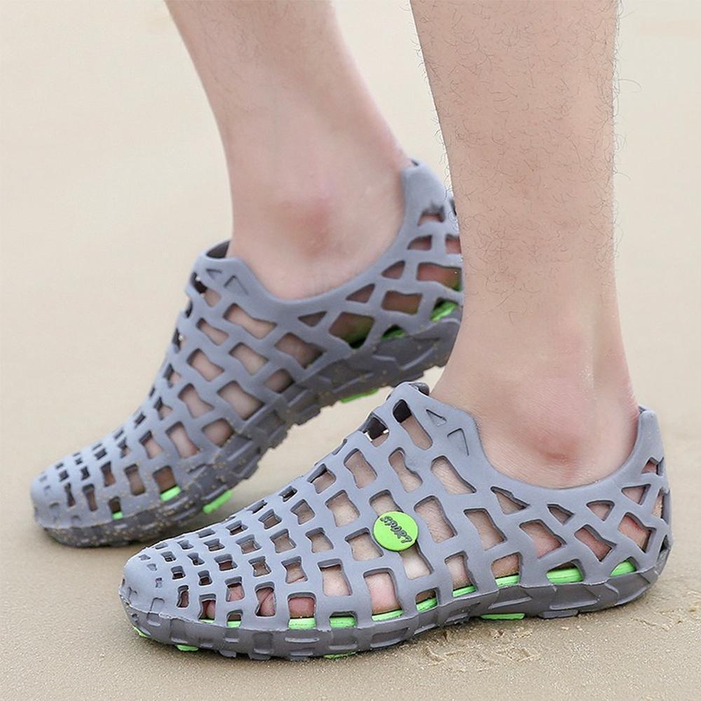 Lisslune | Breathable Hollow Design Solid Flat
