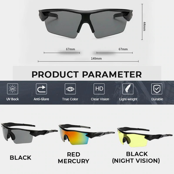 Lisslune | Sunglasses with UV protection for outdoor cyclists