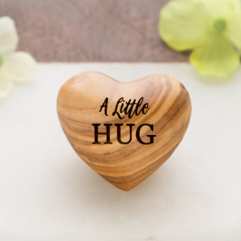 Lisslune | Small Pocket Hug Wooden Heart Token