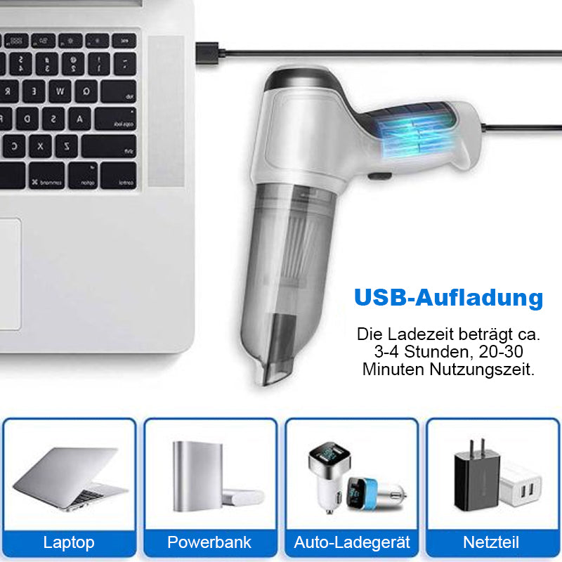 Lisslune | 3 In 1 Wireless Mini Handheld Vacuum Cleaner