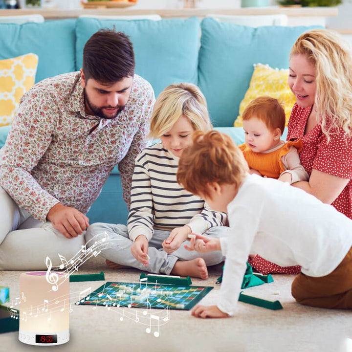 Lisslune | Bluetooth Speaker&Colorful Lighting Table Lamp