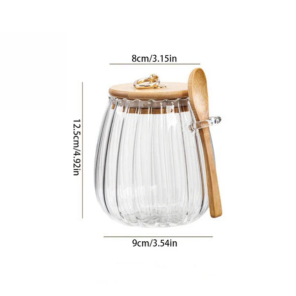 Lisslune | Sealable Storage Jar - Airtight and Moisture Resistant