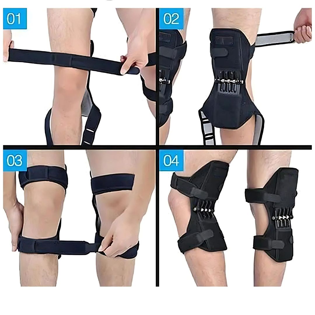 Lisslune | Hinged Knee Brace Stabilizers - Adjustable Knee Support for Pain Relief, Arthritis & Post-Surgery Recovery - Set of 2