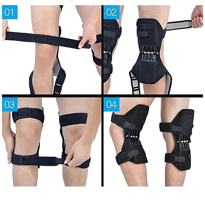 Lisslune | Hinged Knee Brace Stabilizers - Adjustable Knee Support for Pain Relief, Arthritis & Post-Surgery Recovery - Set of 2