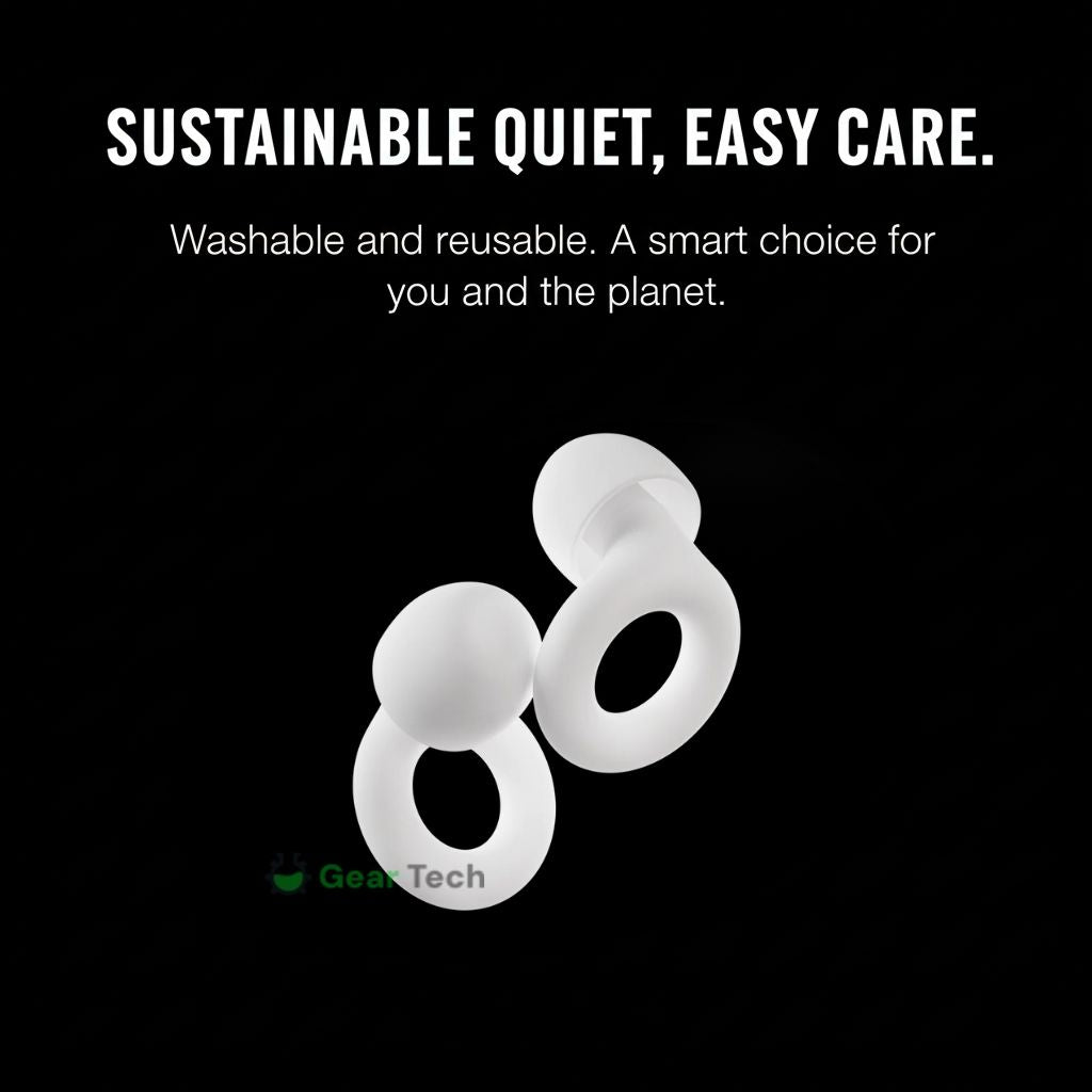 Lisslune | AuraCalm™ Harmony | Reusable Noise Cancelling Earplugs for Sleeping, Focus and Noise Sensitivity