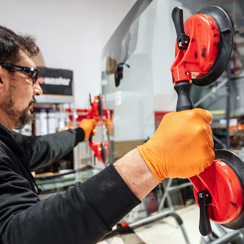 Lisslune | Orange Nitrile Gloves