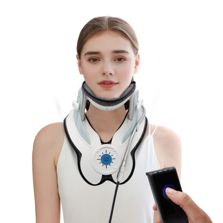 Lisslune | Neck Stretcher for Pain Relief - Adjustable Cervical Traction Device Ideal for Neck Tension and Discomfort